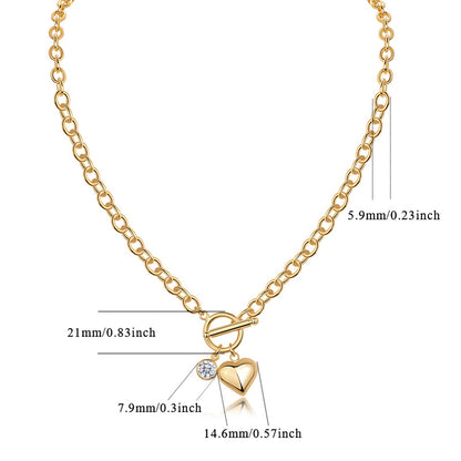 Meteor Wish Luxury Fashion Diamond Pendant Necklace Set With Mosan Diamond Silver Ornaments